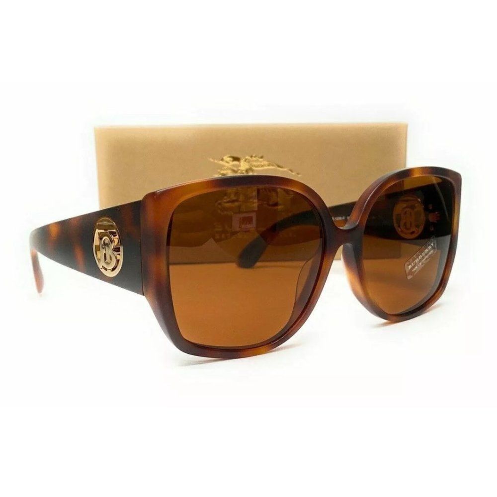 Burberry Women's Havana Square Sunglasses! - Picture 3 of 3